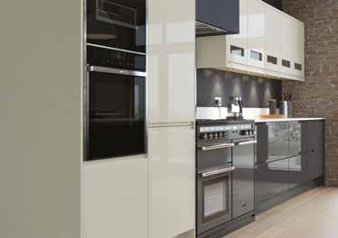 handleless doors and drawer fronts, Strada is a