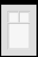 Curved Frames Quadrant Door * Please note: The number of glass panes in frames vary dependant on height and width. 133