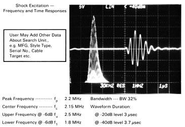 FIG. 1 Test Data Available from Shock Excitation Procedure FIG.