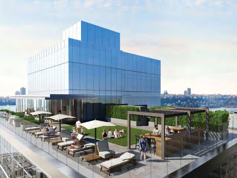 LIVE LOVE 62 4,500 55,000 2-acre 100+ 240,000 story residential tower SF rooftop terrace SF for recreational amenities public plaza events year-round SF of food, retail & pop