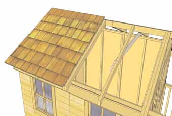 3rd Rafter from the outside Roof Batten flush with