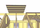 Lowest batten on roof should be flush with end of