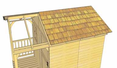 Roof batten flush with end of rafter. 63.