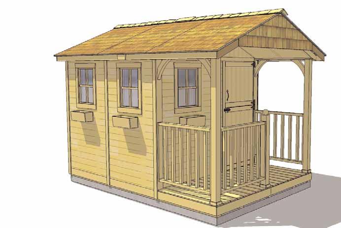 Congratulations on building your 8x12 Santa Rosa Garden Shed! Note; Our Sheds are shipped as an unfinished product.