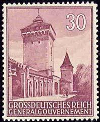 40P1-51P1 Printing proof in brown on gummed stamp paper 40P2-51P2 With inscription Grossdeutsches Reich in different colors and