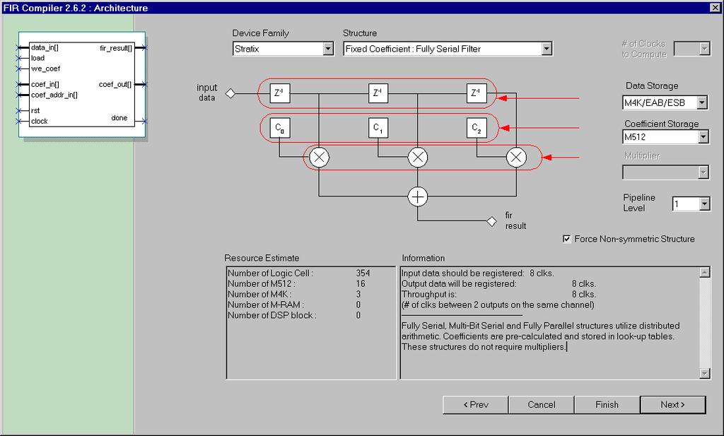 Figure 10. Compiler Architecture Page f For more information, refer to the Compiler MegaCore Function User Guide.