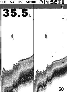 The zoom bar on the far right shows the area of the history that is magnified in the zoom section: Use the or keys to adjust the zoom range. The 657 calculates the zoom depth automatically.