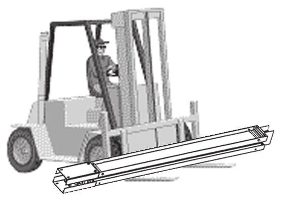 Planning usage 2.6 Handling 2.6 Handling Handling Busbar trunking system elements can be moved using a forklift and/or suspended from slings.
