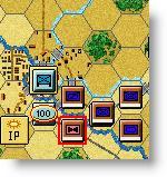 up to be able to fire at the enemy units near the river on the following turn, if it becomes available again.