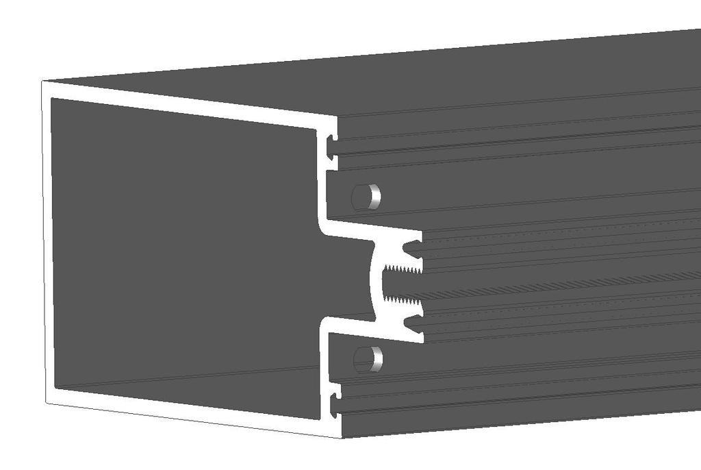 Step 4: Drill Slots in Horizontal (concealed fasteners) Drill 0.201" x 0.281" slots in the side of the horizontal back member as shown in Figure 1 for a concealed fastener condition.