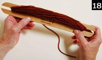 The purpose of the header is to spread the warp out evenly so that your weaving project can begin on an even, uniform warp.