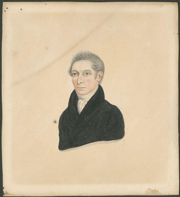 Henry Dominy, Circa 1820 Unknown artist Watercolour on paper, 14.