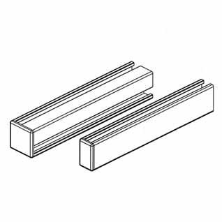 system components onto profiles 19x11 and 19x19 - Enter square nut from