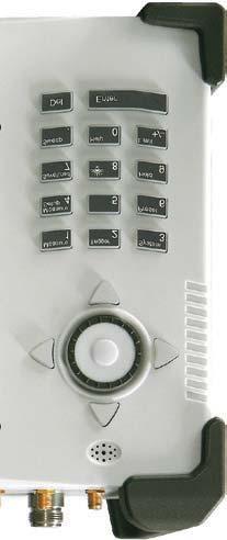 alarms, key selections, AM/FM demodulation KNOB Rotary knob with enter