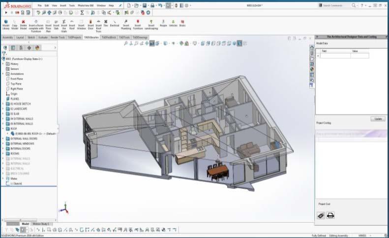 TAD: The Architectural Designer Fastbrick Robotics began working on its stand alone TAD proprietary software in 2014 TAD