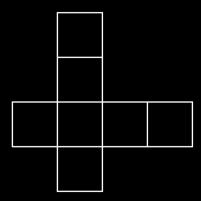 8. The numbers, 3, 4, 5, 6, 7, 8 are to be placed, one per square, in the diagram shown such that the four numbers in the horizontal row add up to and the four numbers in the vertical column add up