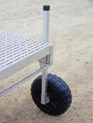 Shore End Wheel Kit Shore End Wheel Kit eliminates lifting