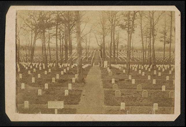 [Rows of tombstones at Arlington Cemetery,