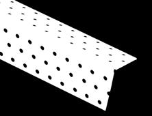 VINYL CORNER BEADS Phillips gripstik Corner Beads: } Perforated flanges for excellent joint compound adhesion as the joint compound penetrates through the bead to the drywall to support long-lasting
