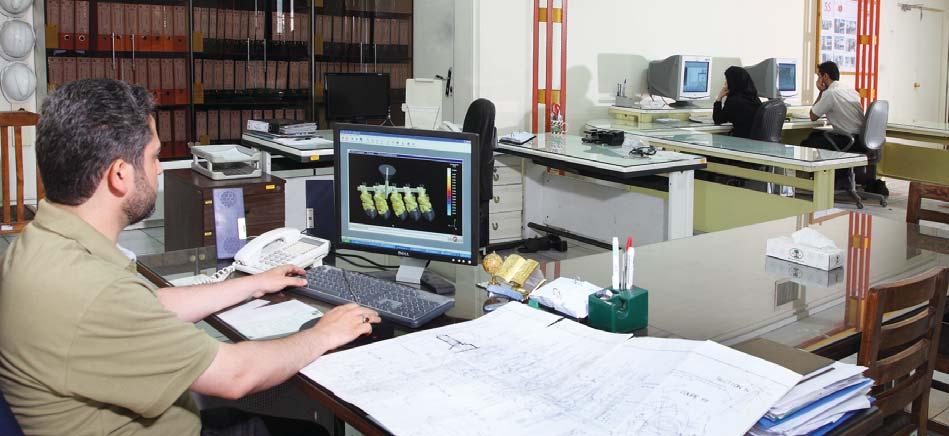 Engineering Department In this department, professional experts design appropriate gating systems(less pouring time accompanied by less defects) with good efficiency, as well as