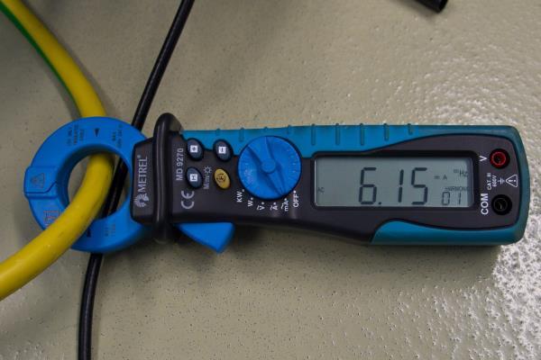 is to measure the current on the ground conductor with a clip-on ammeter >