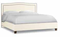 BEDS Finch Upholstered Bed 4 (10) for 11 1/2 (29) rail with block leg shown on page 10 152-94866 Finch King Upholstered Bed 84W x 90D x 52H (213 x 229 x 132 cm) 162-94866 Finch King Upholstered Bed