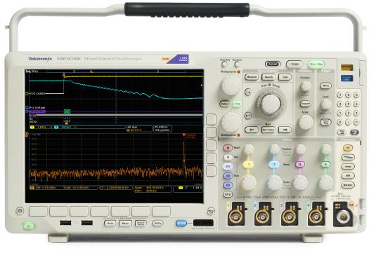 Mixed Domain Oscilloscopes MDO4000C Series Datasheet WINNER OF 13 INDUSTRY AWARDS Customizable and fully upgradable 6-in-1 integrated oscilloscope with synchronized insights into analog, digital, and