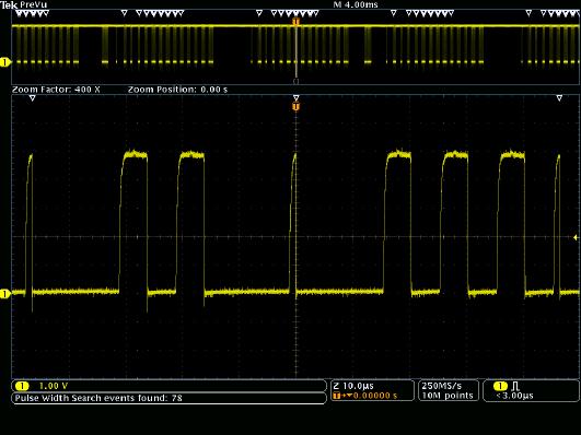 Mixed Domain Oscilloscopes Zoom and Pan A dedicated, two-tier front-panel control provides intuitive control of both zooming and panning.
