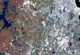 Landsat-7 ETM+ Data of Providence