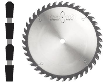 170.170.170 HEAVY DUTY RIP SAWS Straight Top A saw especially developed for fast cutting on both hand and power feed ripping operations.