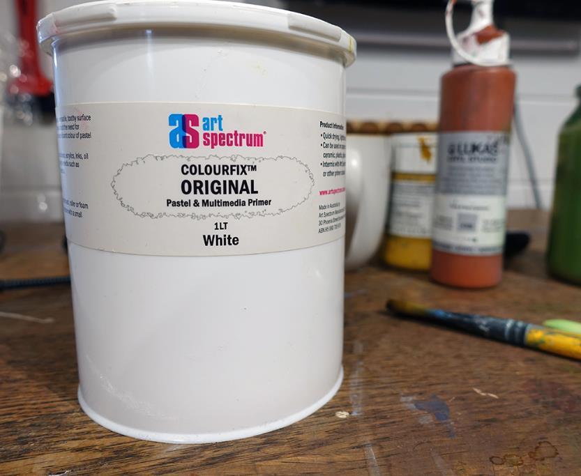 By painting a ground onto a piece of cardboard, ply, plastic, wood etc. you can apply your pastels onto even more surfaces. Art Spectrum makes a good pastel primer which works on most surfaces.