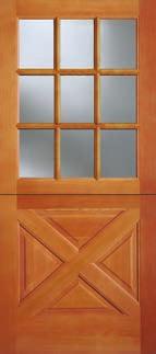 EXTERIOR FRENCH & SASH DOORS (continued)