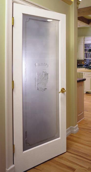 Pantry and Wheat doors feature panel bottom.