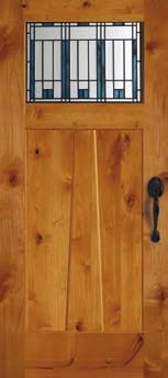 Any Simpson door can be ordered in dozens of wood species.