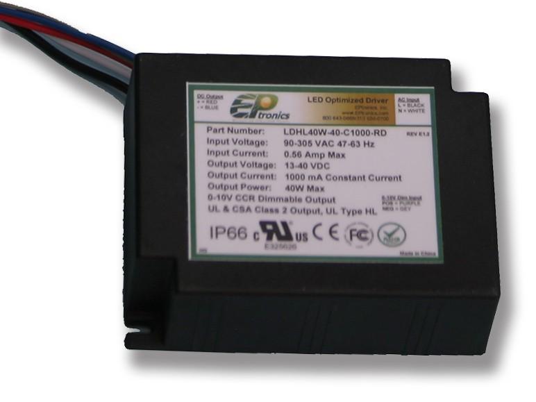 Model: Series Drive Mode: Constant Current or Constant Voltage : 40W Max.