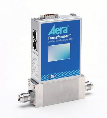 Multiple alarm and diagnostic capabilities RoHS compliant *Available in multi-gas, multi-range Transformer MFCs Worldwide, the Aera name is synonymous with high-quality, highperforming designs that