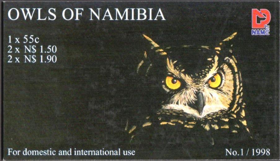 Namibia April 1998 - Owl booklet These