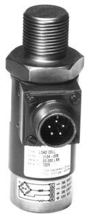 Model 3124 Tension/ Compression In-Line Load Cell How to order: (Quick-ship range/option combinations available. See Web site.) Combine the order code and the desired load range code.