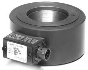 Model 3632 Compression Donut Load Cell Measures press fit loads on bearings Fits in limited or tight spaces Measure rolling mill loads Measure tie rod loads Notes 1.