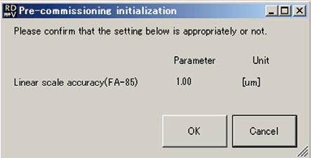 Setting parameters in the motion profile settings screen Parameter name Setting range [Default value] Setting unit Contents 5 Travel distance command value (Note 1) Velocity command value (Note 1)