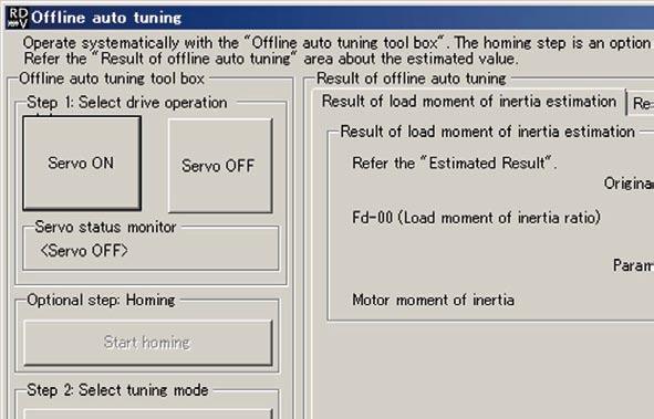 Setting parameters in the motion profile settings screen Parameter name Setting range [Default value] Setting unit Contents Travel distance command value (Note 1) Velocity command value (Note 1)