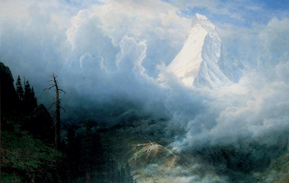 Albert Bierstadt (American, born Germany, 1830 1902), Storm on the MaTerhorn,