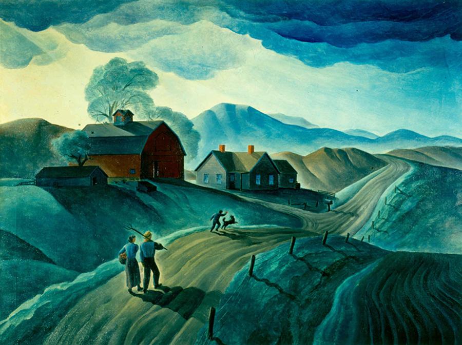 Dale Nichols (American, 1904-1995), Road to Adventure, 1940