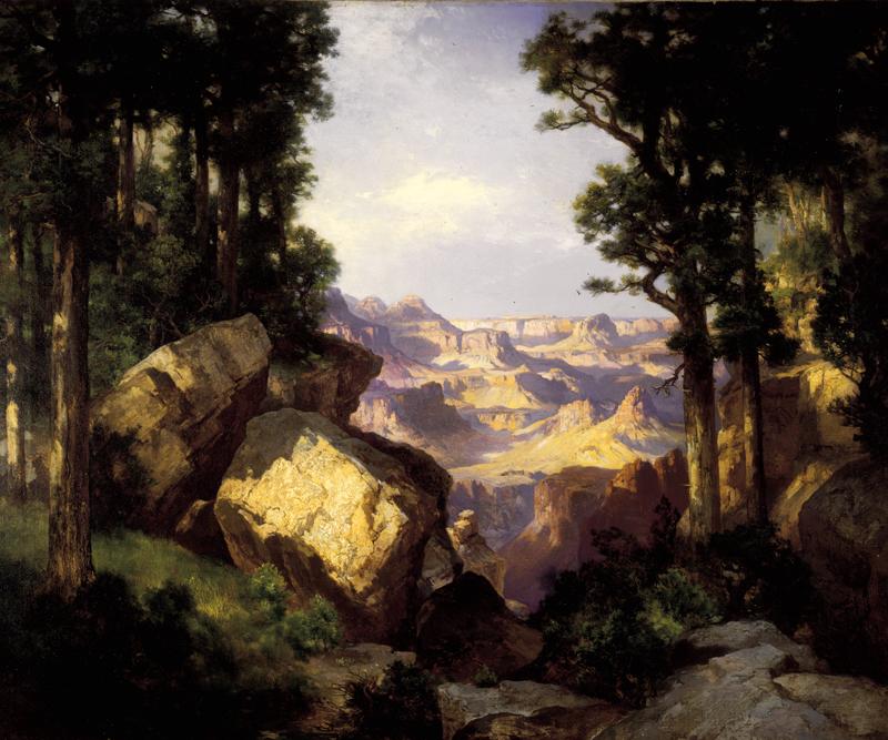 Thomas Moran (American (born England), 1837-1926), The Grand Canyon of the