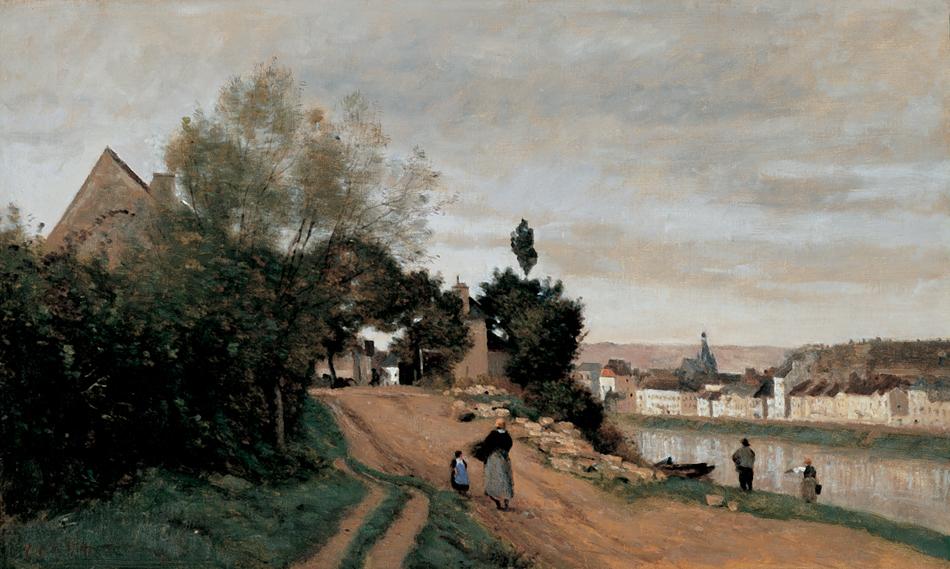 Jean-Bap;ste Camille Corot (French, 1796 1875), Château-Thierry,