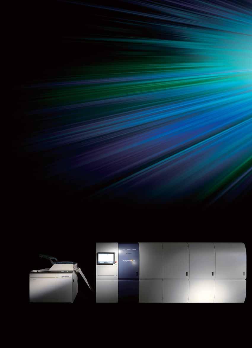 Challenging Quality that opens new doors Capitalizing on the quality, speed, accuracy, and innovation in inkjet printing, we are continually evolving the Truepress Jet520 series