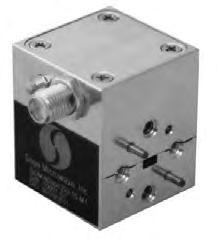 Other Frequency Band Mechanically Tuned Gunn Oscillators, SOM Series B Frequency coverage: 60, 76.