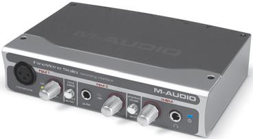 APPENDIX 4 That makes the FireWire Audiophile a four-input, six output audio interface capable of high-quality analog and digital I/O with full 24-bit resolution at sampling rates up to 96 khz for