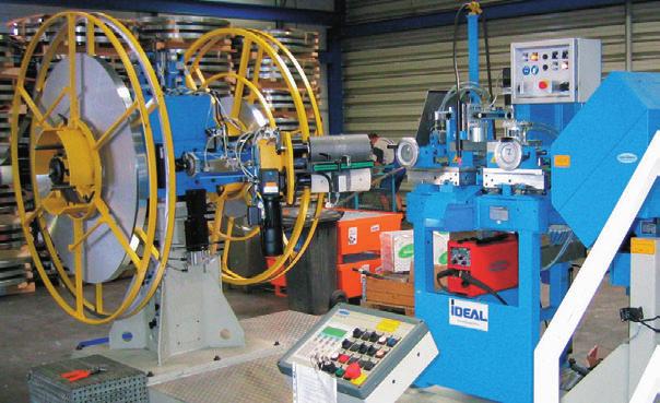 Coil Joining Type LBS 050 Shielded arc welding machine for strip Shielded arc welding machines, coil-to-coil Type Series LBS Shielded arc welding machines in semi-automatic or fully automatic design