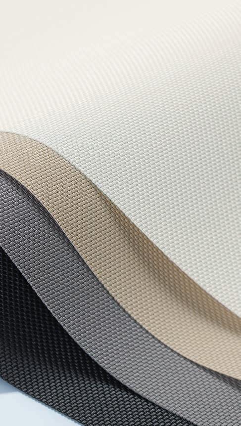 Screen fabrics Available in different styles and designs, with